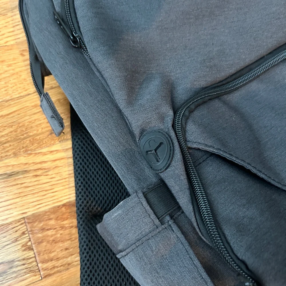 NWT Hap Tim Gray Black Backpack Baby Nursing Laptop Doctor Bag